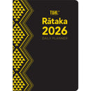Tuhi A41 Day Per Page Premium Rataka Black & Gold 2026 Diary
