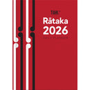 Tuhi A51 Day Per Page Rataka Red Koru 2026 Diary