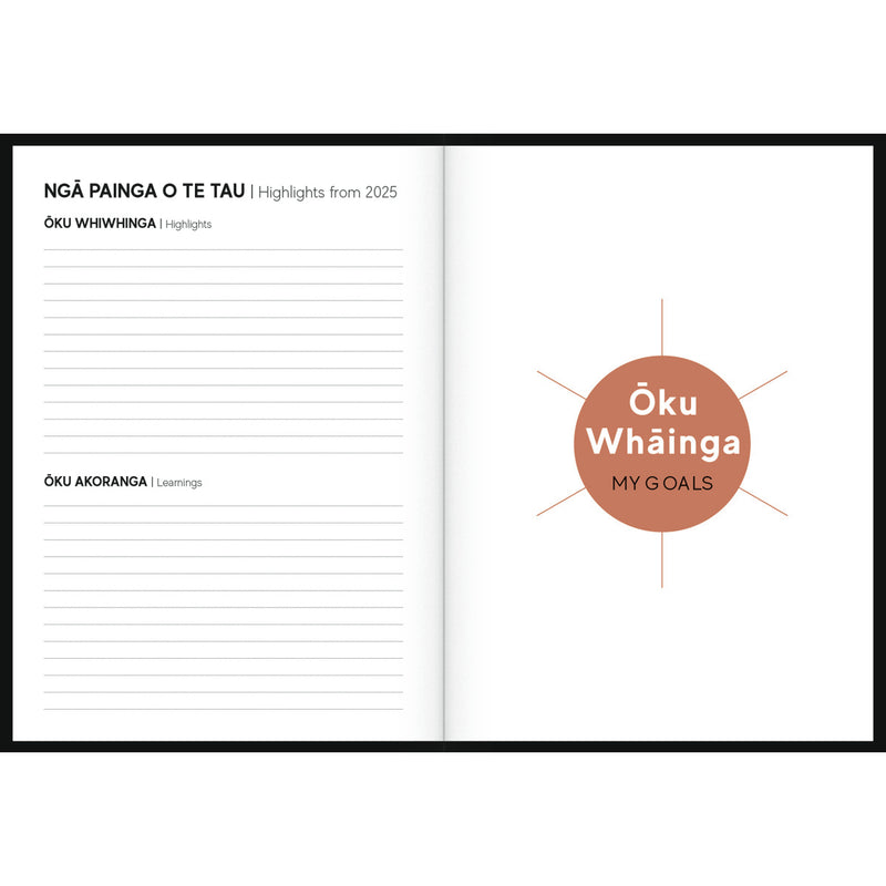 Tuhi A51 Day Per Page Rataka Hinemoana 2026 Diary