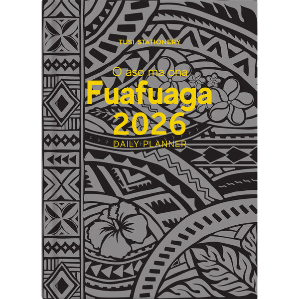 Tuhi A51 Day Per Page Samoan Black 2026 Diary