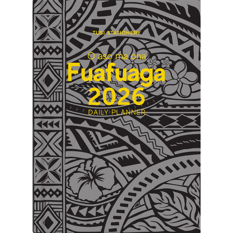 Tuhi A51 Day Per Page Samoan Black 2026 Diary