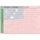 Tuhi Double Sided A2 Unlaminated Samoan 2026 Wall Planner