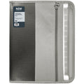 FM Zippered Expanding Files A4 13 Pocket#Colour_GUNMETAL