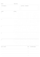 Collins Diary Meetings Notepad B5 Wiro 50 Sheets