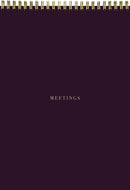 Collins Diary Meetings Notepad B5 Wiro 50 Sheets