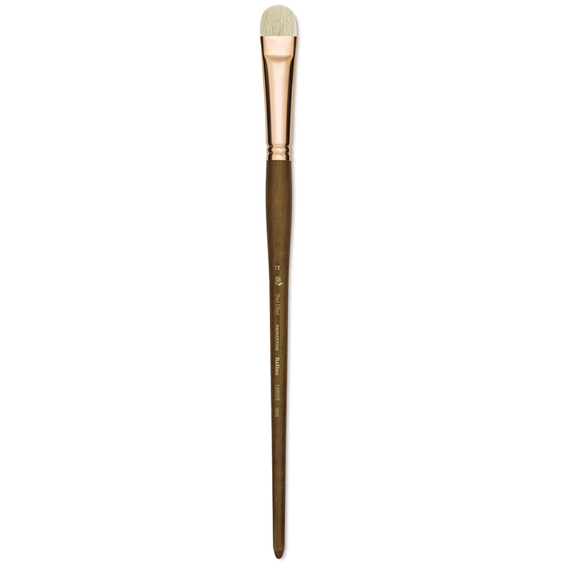 Princeton Art Brush Refine 5400 Short Filbert Interlocked Natural Bristle