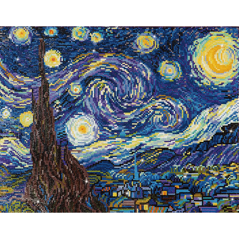 Diamond Dotz 20.0"x16.0" Diamond Painting Kit STARRY NIGHT 