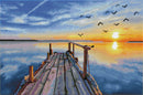 Diamond Dotz 47x71cm Diamond Painting Kit Sunset Jetty