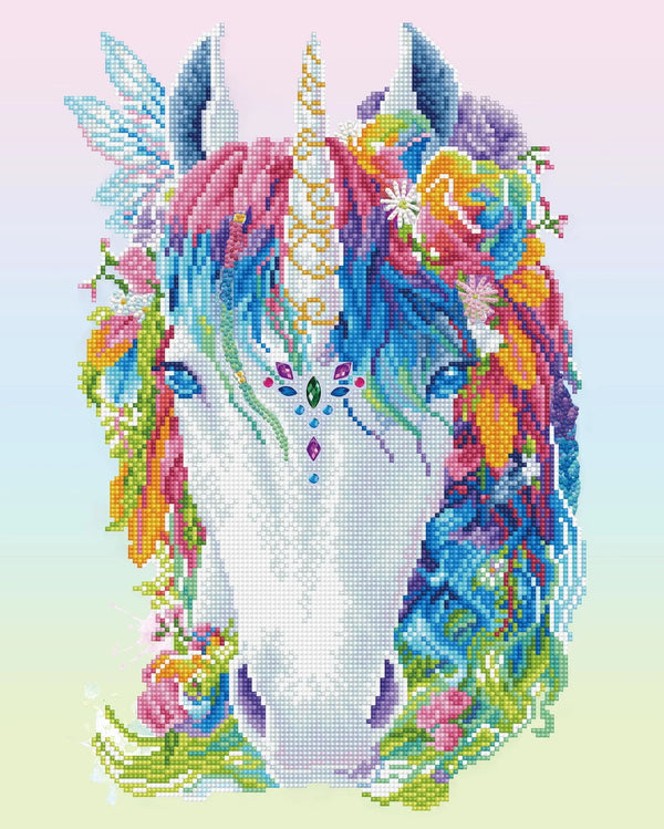 Diamond Dotz 16.1"x20.1" Diamond Painting Kit MYSTIC UNICORN 
