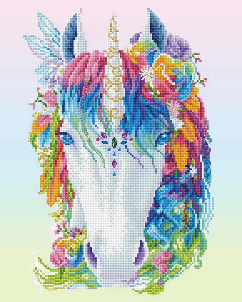Diamond Dotz 16.1"x20.1" Diamond Painting Kit MYSTIC UNICORN 