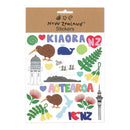 5 Star Stickers Colourful Aotearoa 15x17cm