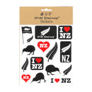 5 Star Stickers I Love NZ 15x17cm