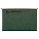 FM File Suspension Crystalfile Green Box Of 50 Foolscap