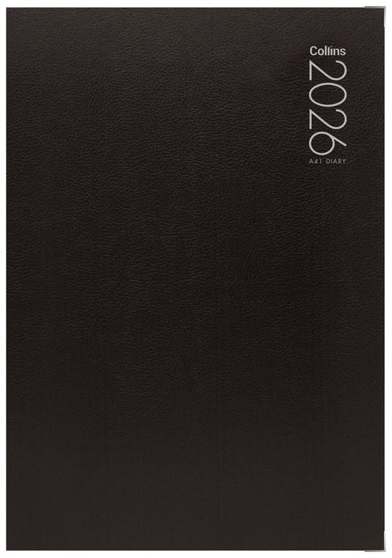 Collins Diary A41E Executive Black Even Year 