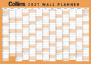 Collins Wallplanner A3 Laminated 2027