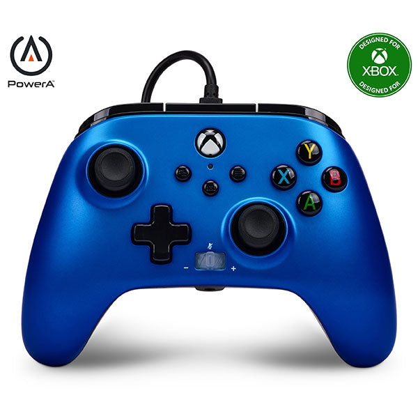 Powera Enhanced Wired Controller Sapphire Fade XB X/S