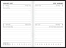 Collins Diary A72 2 Days to Page 2027