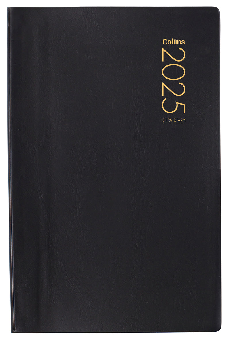 Collins 81PA Black Diary