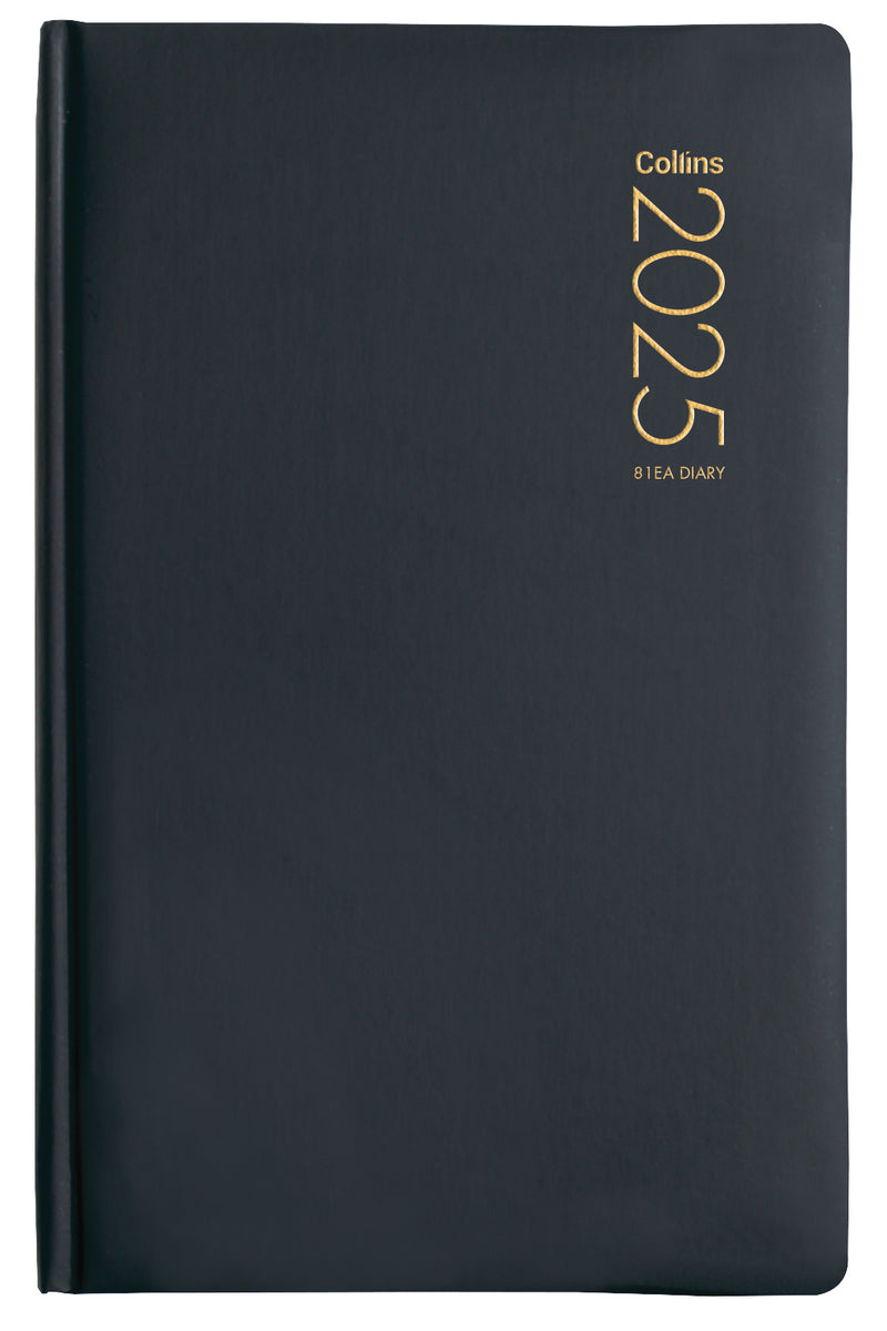Collins 81EA Black  Diary