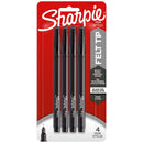 Sharpie Black Fineliner Pens Set of 4