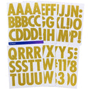 American Crafts Sticko Gold Glitter XL Alphabet 116 Piece Sticker Pack