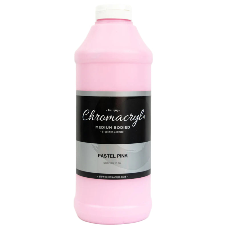 Chromacryl Pastel Acrylic Paint Student 1 Litre