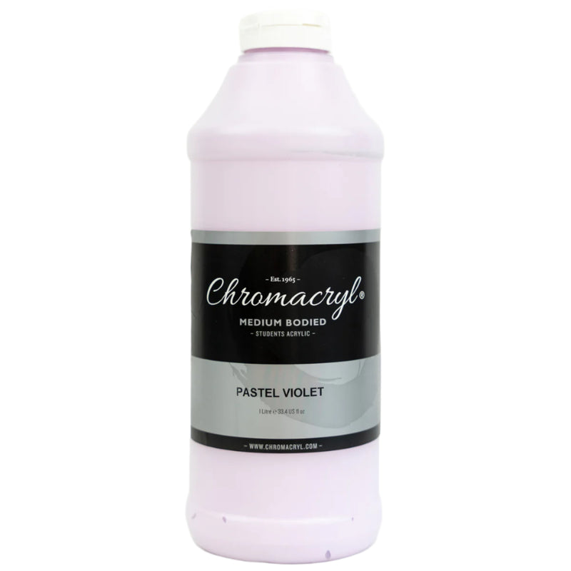 Chromacryl Pastel Acrylic Paint Student 1 Litre