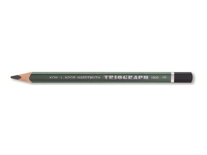 Koh-I-Noor 1830 Triograph Graphite Pencils 4B - Pack Of 6