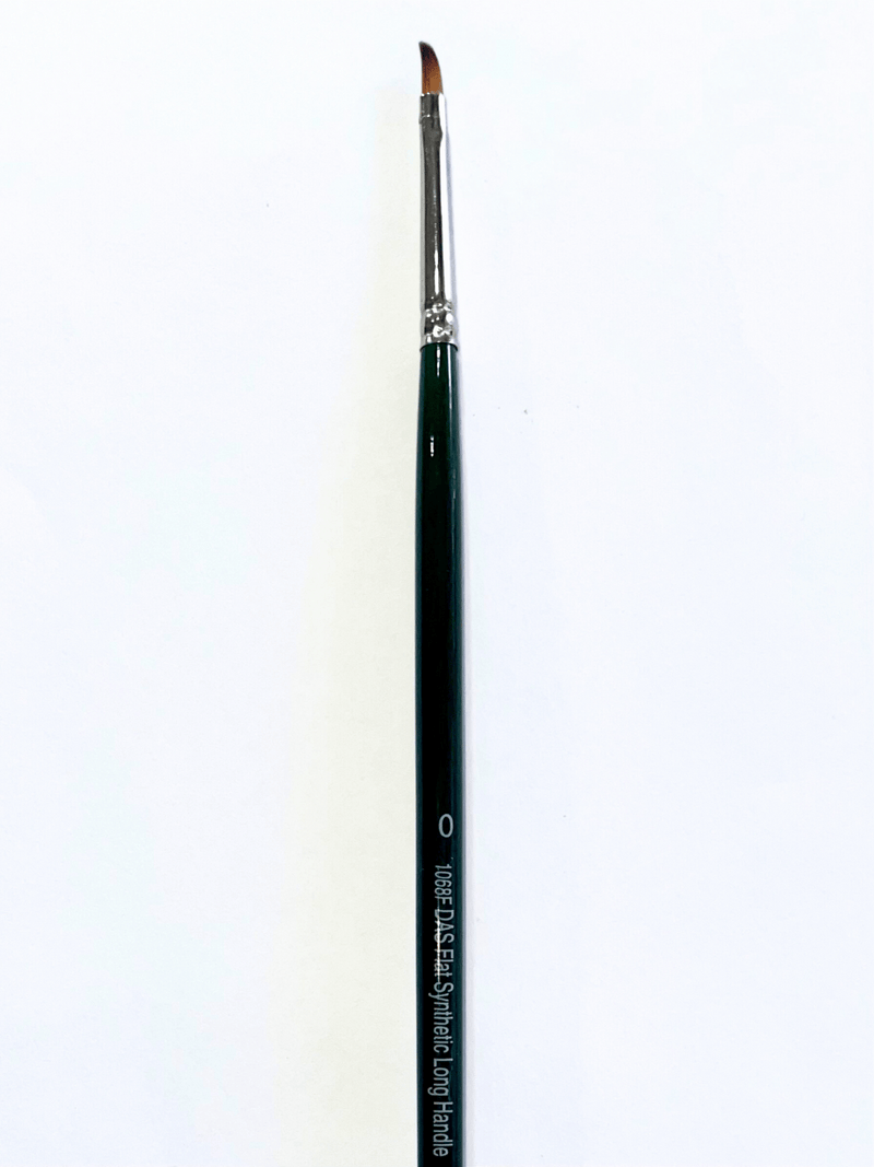 Das S1068f Synthetic Flat Long Handle Brushes