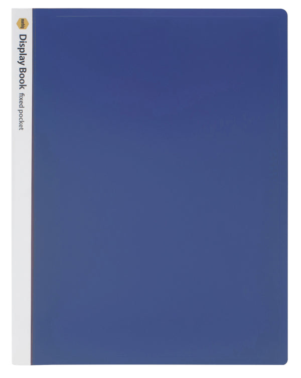 Marbig Non-Refillable 20 Pocket Display Book#Colour_BLUE
