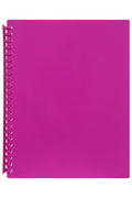 Marbig Refillable 20 Pocket Display Books#Colour_PINK

