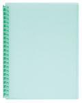 Marbig Clearview Refillable 20 Pocket Display Books Pack Of 12#Colour_GREEN