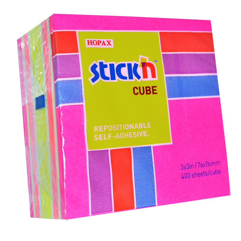 Stick'n Cube 76x76mm 400 sheets