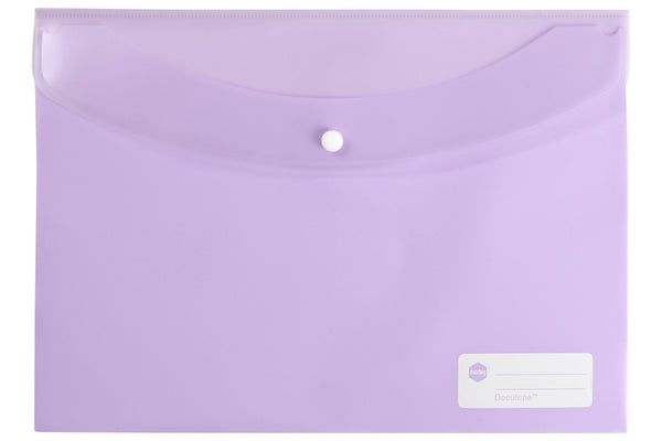 Marbig Doculope A4 Document Wallets Pack Of 10#Colour_PURPLE
