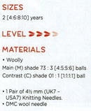 DMC Woolly Merino Pattern Leaflet - Mollie Kids Kiwi Embroidered Sweater