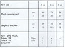 DMC Woolly Merino Pattern Leaflet - Boys Vest