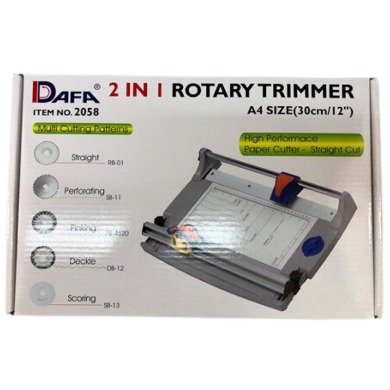 Dafa 2 In 1 Rotary Trimmer With 2 Cutting Options
