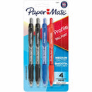 Paper Mate Profile Retractable 1.0MM Ballpoint Pens Pack of 4 Business