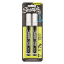 Sharpie Chalk Wet Erase, Medium Tip, White Markers Set of 2