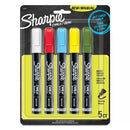 Sharpie Chalk Wet Erase, Medium Tip, Assorted Markers Set of 5
