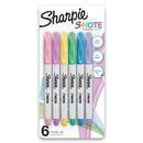 Sharpie S-Note Chisel Tip Creative Markers Set of 6