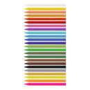 Milan Plastipastel Triangular Colouring Pencil Set of 24