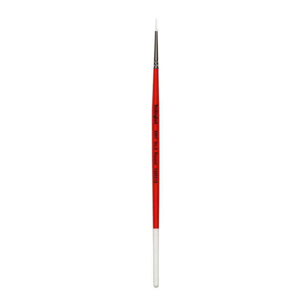 Bockingford 6907 Taklon Premium White Round Paint Brushes#Size_0