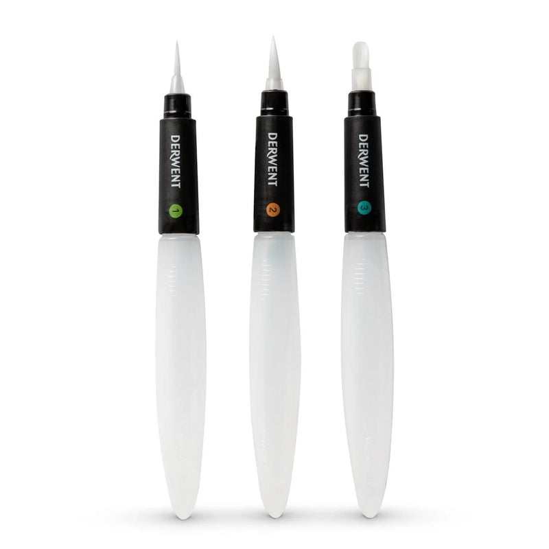 Derwent Waterbrushes Set of 3