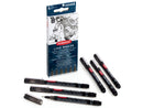 Derwent Black Line Makers Set Of 6