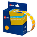 avery self adhesive label dispenser round 14mm 700 pack