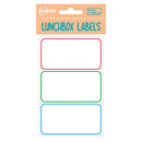 Avery Label Lunch Box Assorted Colours 3up 3 Sheets