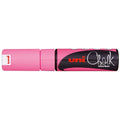 Uni Chalk Marker 8.0mm Chisel Tip PWE-8K#Colour_PINK