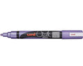 Uni Chalk Marker 1.8-2.5mm Bullet Tip Metallic PWE-5M#Colour_VIOLET
