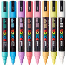 Uni Posca Markers PC-5M 1.8-2.5mm Soft Colours - Set of 8